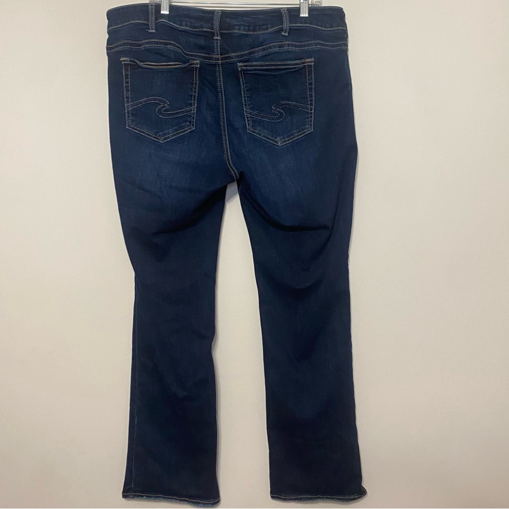 Silver Jeans Co. Elyse Slim Boot Jeans 18Wx33 - Picture 2 of 7